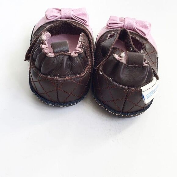 Robeez semi-hard bottom Mary Jane shoes EUC size 2 - Picture 3 of 3